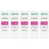 Agarta Cilt Tonu Eşitleyici 5x50 ml Renkli Kapatıcı Etkili SPF+50 Güneş Kremi