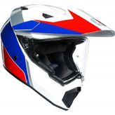 Agv AX9 Multi Atlante White Blue Red Kapalı Kask