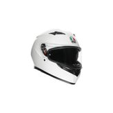 AGV K3 Beyaz Kapalı Kask