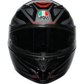 Agv K3 Syth Black Red Kapalı Kask