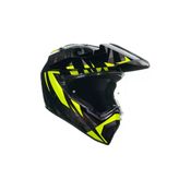 Agv Kask Ax9 Mplk Steppa Carbon Grey Yellow Mo124 M