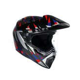 Agv Kask Ax9 Mplk Steppa Carbon Red Blue S