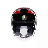 Agv Kask Irıdes Valenza Matt Grey Blk Red Conf S