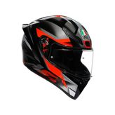 Agv Kask K1 S Fastlap Black Grey Red Conf M
