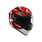 Agv Kask K1 S Lıon Black Red Whıte Configuration S