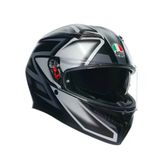 Agv Kask K3 Mplk Compound Matt Black Grey Xs