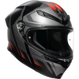 Agv Kask K6 S Mplk Karve Matt Black Grey Red