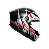Agv Kask K6 S Mplk Karve Matt Black White Red Configuration S