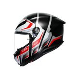 Agv Kask K6 S Mplk Karve Matt Black Whıte Red M