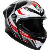 Agv Kask K6 S Mplk Karve Matt Black Whıte Red
