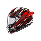 Agv Kask K6 S Reeval White Red Grey Kapalı Kask - M