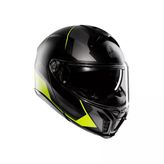 Agv Kask Tourmodular Mlt Perceptıon Matt Blk Ylw Fluo M