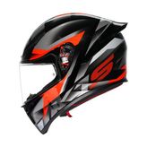 Agv Kask/k1 S E2206 Fastlap Black Grey Red Conf. - M