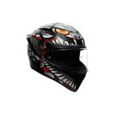 Agv Kask/k1 S E2206 Lyzard Matt Black Grey Red Configuration - XL