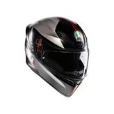 Agv Kask/k1 S Lap Matt Black/grey/red - Xl