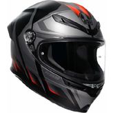 Agv Kask/k6 S Mplk Karve Matt Blk Grey Red - L
