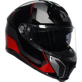 Agv Kask/tourmodular Multı Mplk Perceptıon Black Red M0162 - Çok Renkli