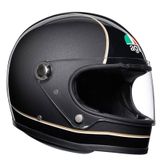 Agv X3000 Multi Super Retro Siyah Gri Kapalı Motosiklet Kaskı