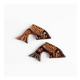 Ahşap Balık Magnet 2 Li Set