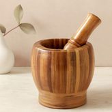 Ahşap Bambu Havan (Sarımsak Dövecek) 8 cm - Çok Renkli