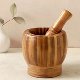 Ahşap Bambu Havan (Sarımsak Dövecek) 8 cm