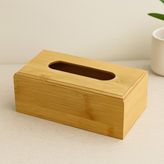 Ahşap Bambu Peçetelik 11.6X22.8 cm - Siyah