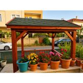 Ahşap Çardak Kamelya Pergola Bahçe S4