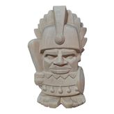 Ahşap Dekoratif Büst Heykeli Maya Totem