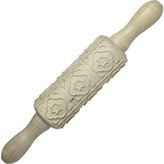 Ahşap Dönerli Desenli Merdane - Altın
