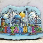 Ahşap İstanbul Temalı Magnet Alk4360