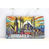 Ahşap İstanbul Temalı Magnet Alk4365