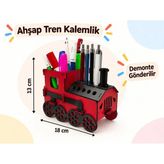 Ahşap Kalemlik Tren