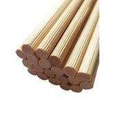 ahşap kavela çıta çubuk kavela yivli 8 mm 50 cm 50 adet