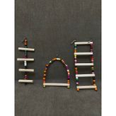 Ahşap Kuş Oyuncağı 3'lü Set