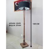 AHŞAP LAMBADER CEVİZ RENK AYDINLATMA