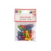 Ahşap Mandal Küçük Renkli Bs99