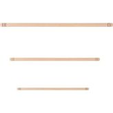 Ahşap Oklava 3'lü Set 50/60/80 Cm