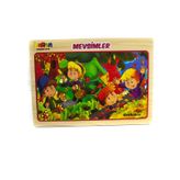 Ahşap Puzzle Mevsimler 20 Parça Puzzle Çarpım Tablosu