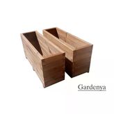 Ahsap Saksı ; Gardenya 100X45x65