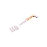 Ahşap Saplı Paslanmaz Çelik Spatula 46 cm - standart