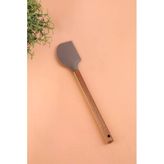 Ahşap Saplı Silikon Spatula Kaşık