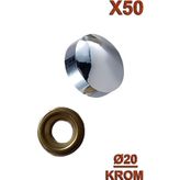 Ahtapot Vida Kapama Ø20 Krom (50 Adet)