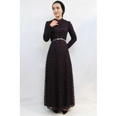 Ahunisa Parıltı Abiye Mürdüm 5570