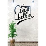 Ahwall Ciao Bella Figürlü Dekoratif Ahşap Tablo