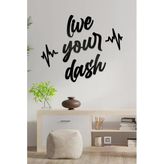 Ahwall Live Your Dash Yazılı Dekoratif Ahşap Tablo