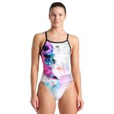 Airbrush Swimsuit Challenge Back Kadın Siyah Yüzücü Mayosu 007912510