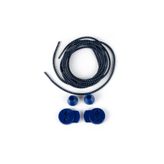 AiryFooT Akıllı Bağcık, Pratik Lastikli Ayakkabı Bağcığı 100 Cm ( Lacivert Çizgili )