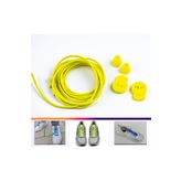 AiryFooT Akıllı Bağcık, Pratik Lastikli Ayakkabı Bağcığı 100 Cm ( Sarı )
