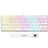 Ajazz NK61 RGB %60 TKL Red Switch Kablolu Mekanik Beyaz Gaming Klavye