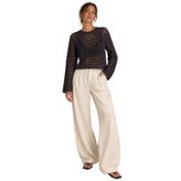 Ajurlu Crop Bluz